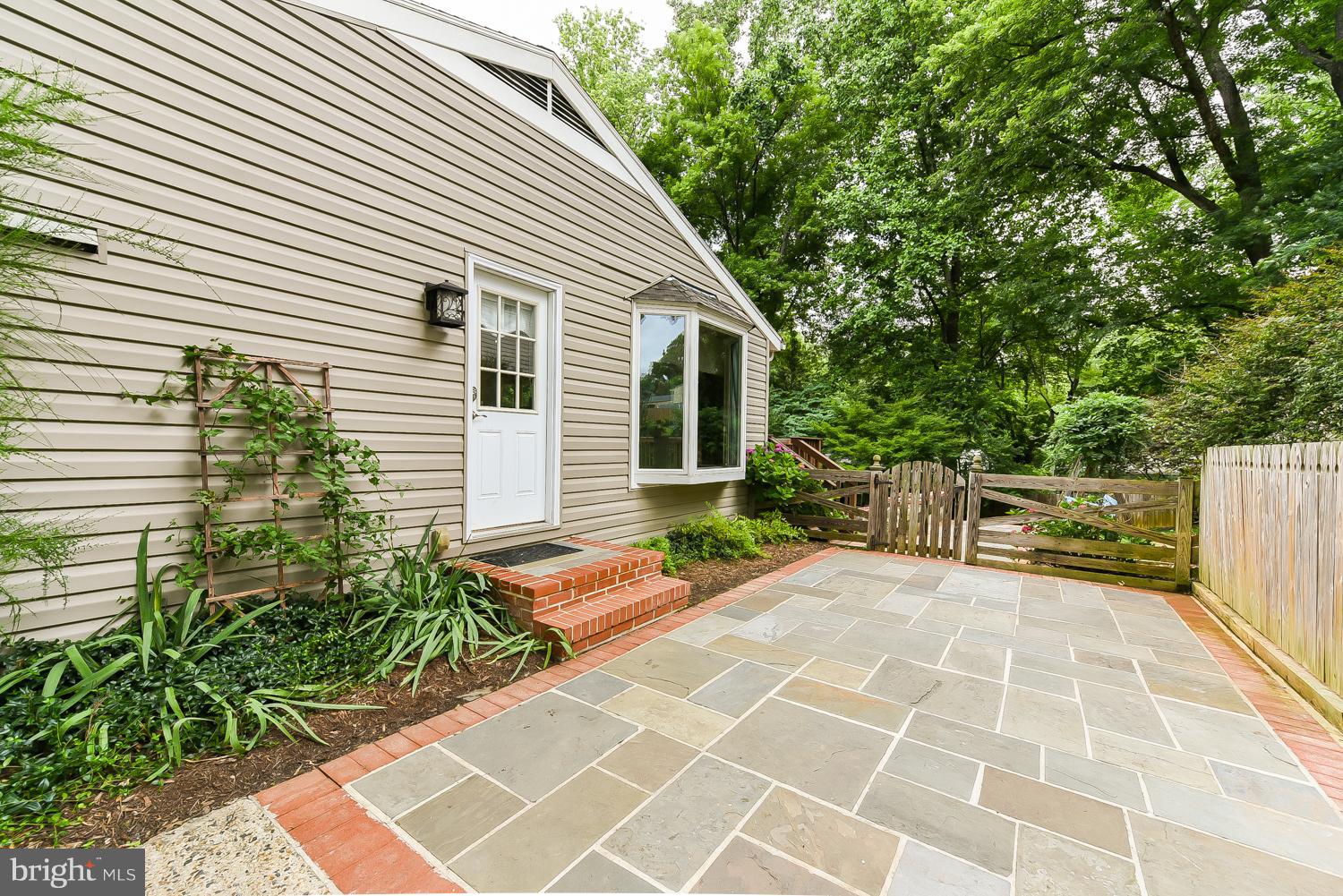6911 Gillings Road Springfield, VA 22152 - Photo 27 of 30 Side patio off the kitchen.