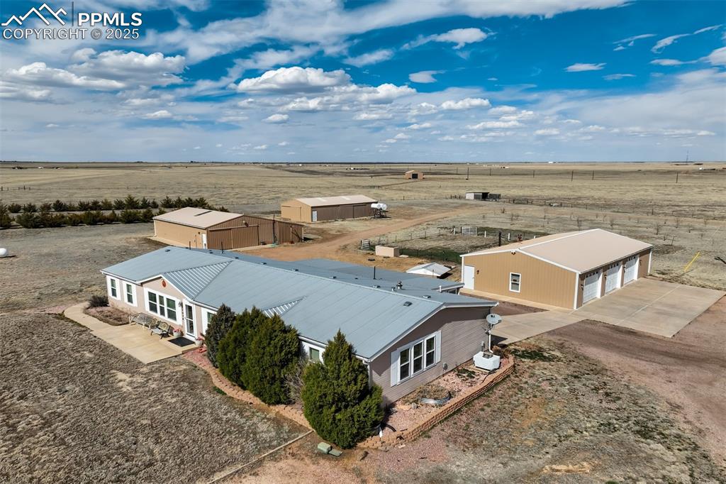 Drone / aerial view with a rural view