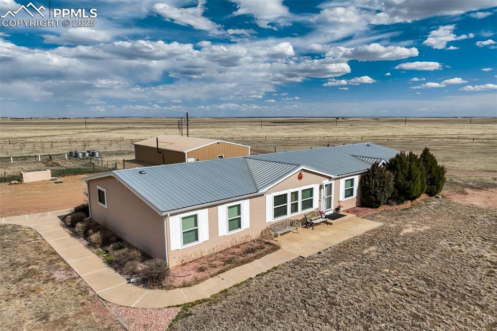 22038 County Road 2 Rush, CO 80833 - Photo 3 of 50 Birds eye view of property with a rural view