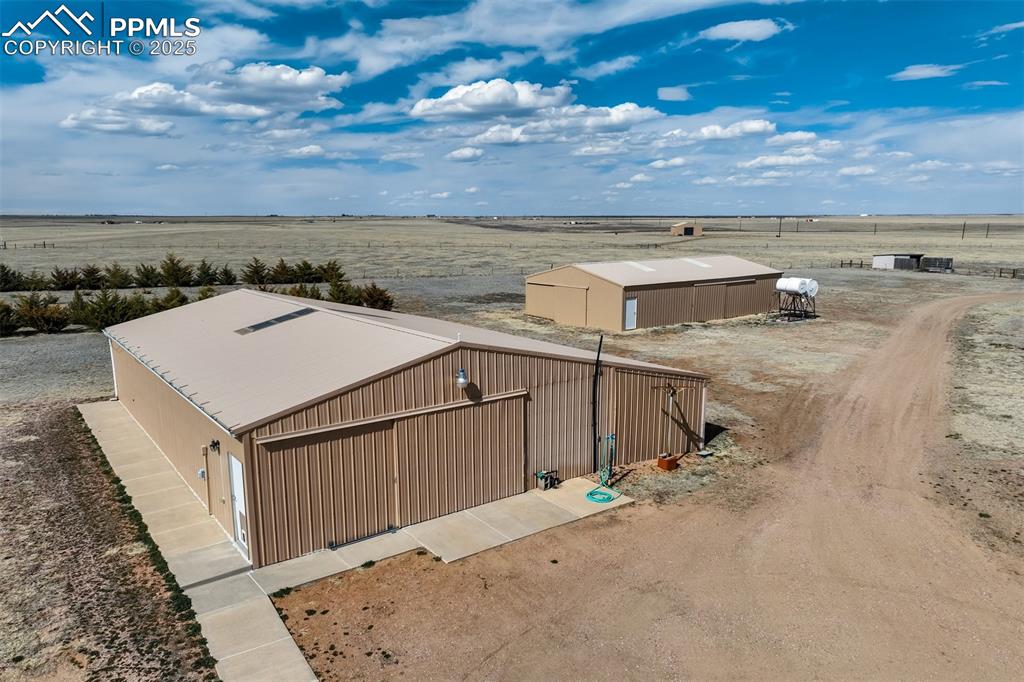 22038 County Road 2 Rush, CO 80833 - Photo 4 of 50 Drone / aerial view with a rural view