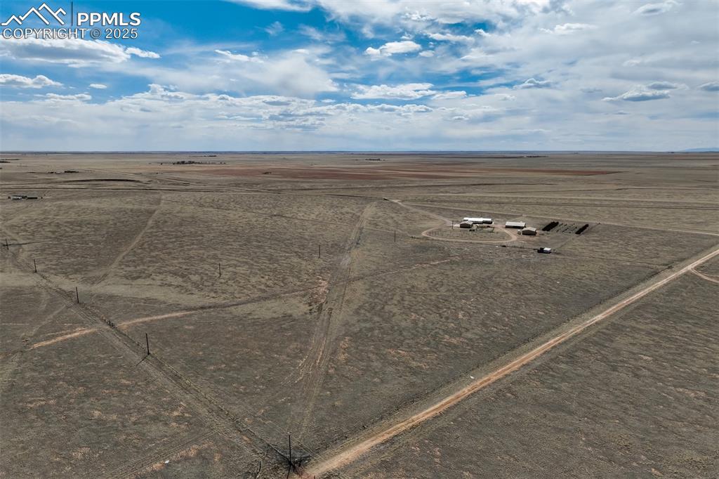 22038 County Road 2 Rush, CO 80833 - Photo 50 of 50 Drone / aerial view with a rural view