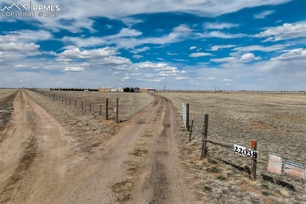 22038 County Road 2 Rush, CO 80833 - Photo 10 of 50 View of road featuring driveway and a rural view