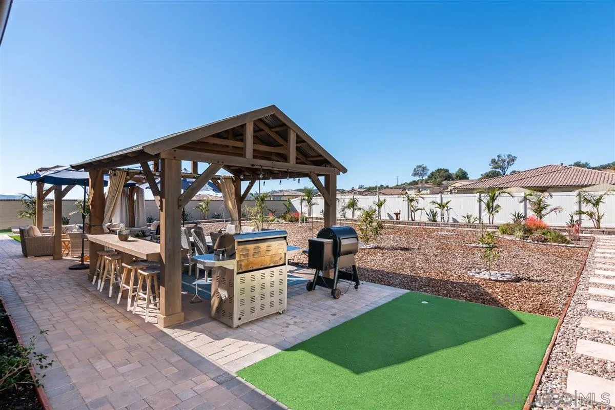 1309 Malone Court Escondido, CA 92026 - Photo 33 of 39 a view of a house with backyard and porch