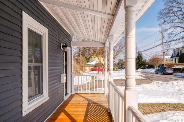 a view of a balcony door