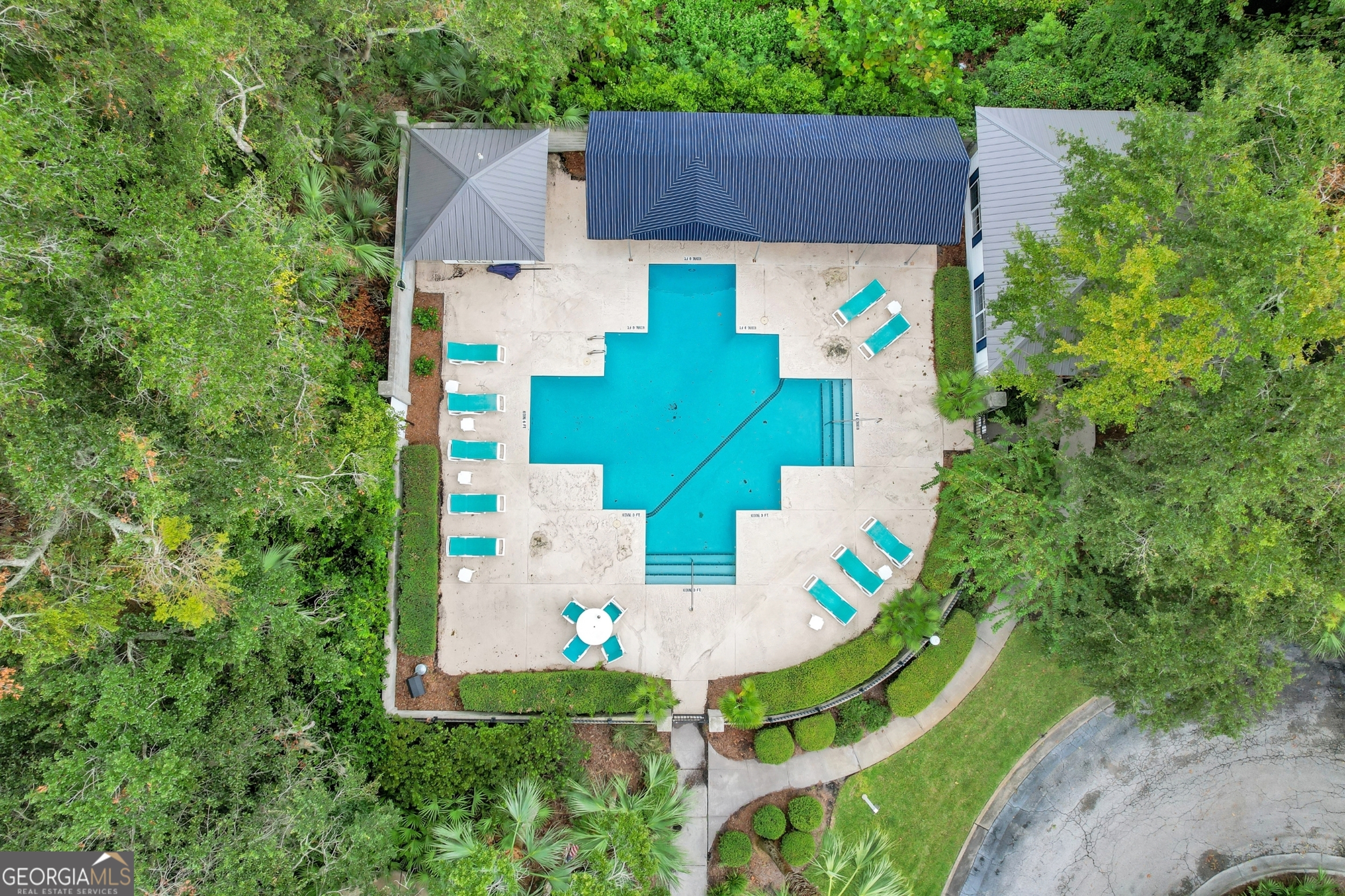 114 South Island Square Drive St. Simons, GA 31522 - Photo 51 of 51 an aerial view of a house with outdoor space and street view
