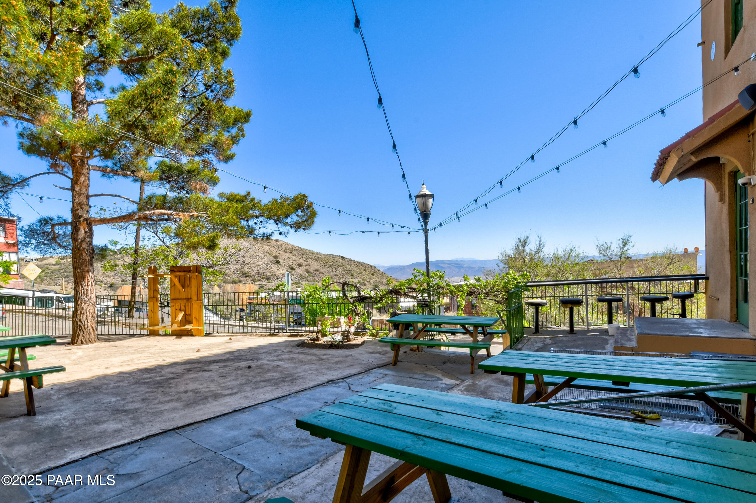 403 Clark Street Jerome, AZ 86331 - Photo 16 of 60 a view of a terrace with seating area