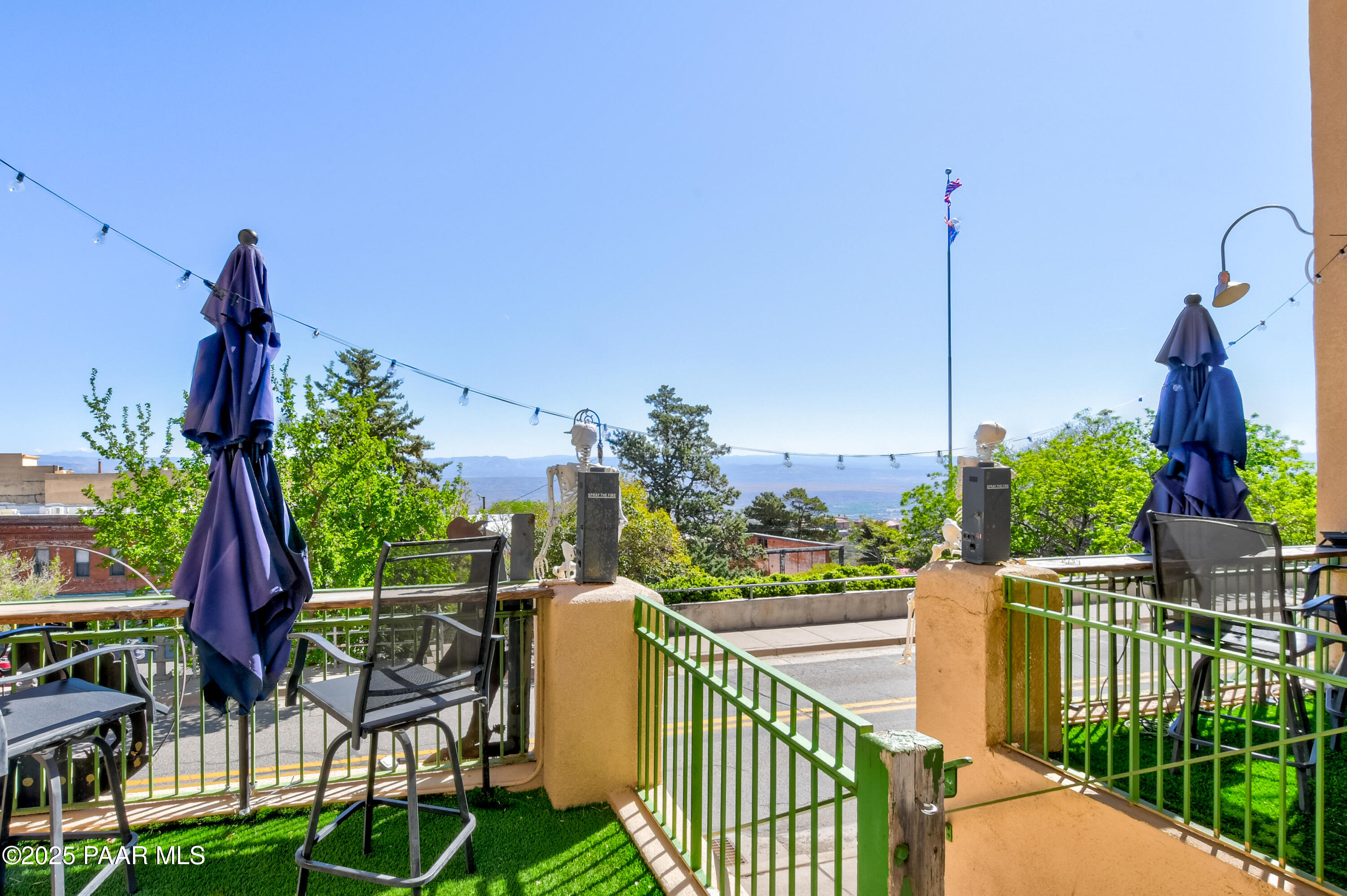 403 Clark Street Jerome, AZ 86331 - Photo 38 of 60 a view of a house with backyard and a tree
