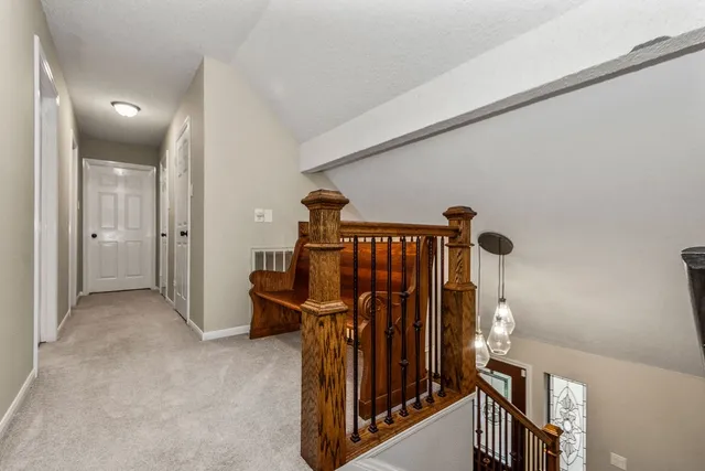 a view of entryway with stairs