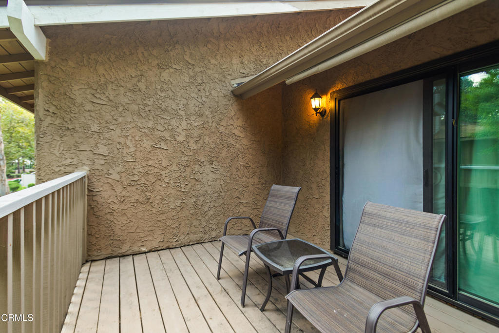 4448 Lubbock Drive, Unit C Simi Valley, CA 93063 - Photo 20 of 27 a view of a balcony with chairs