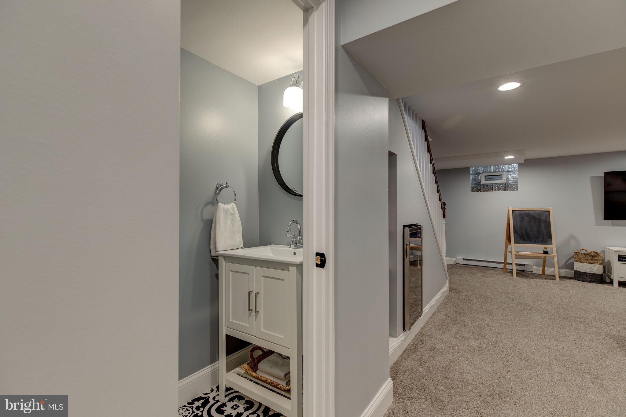600 Covington Road Havertown, PA 19083 - Photo 30 of 35 Lower Level Family Room & Powder Room