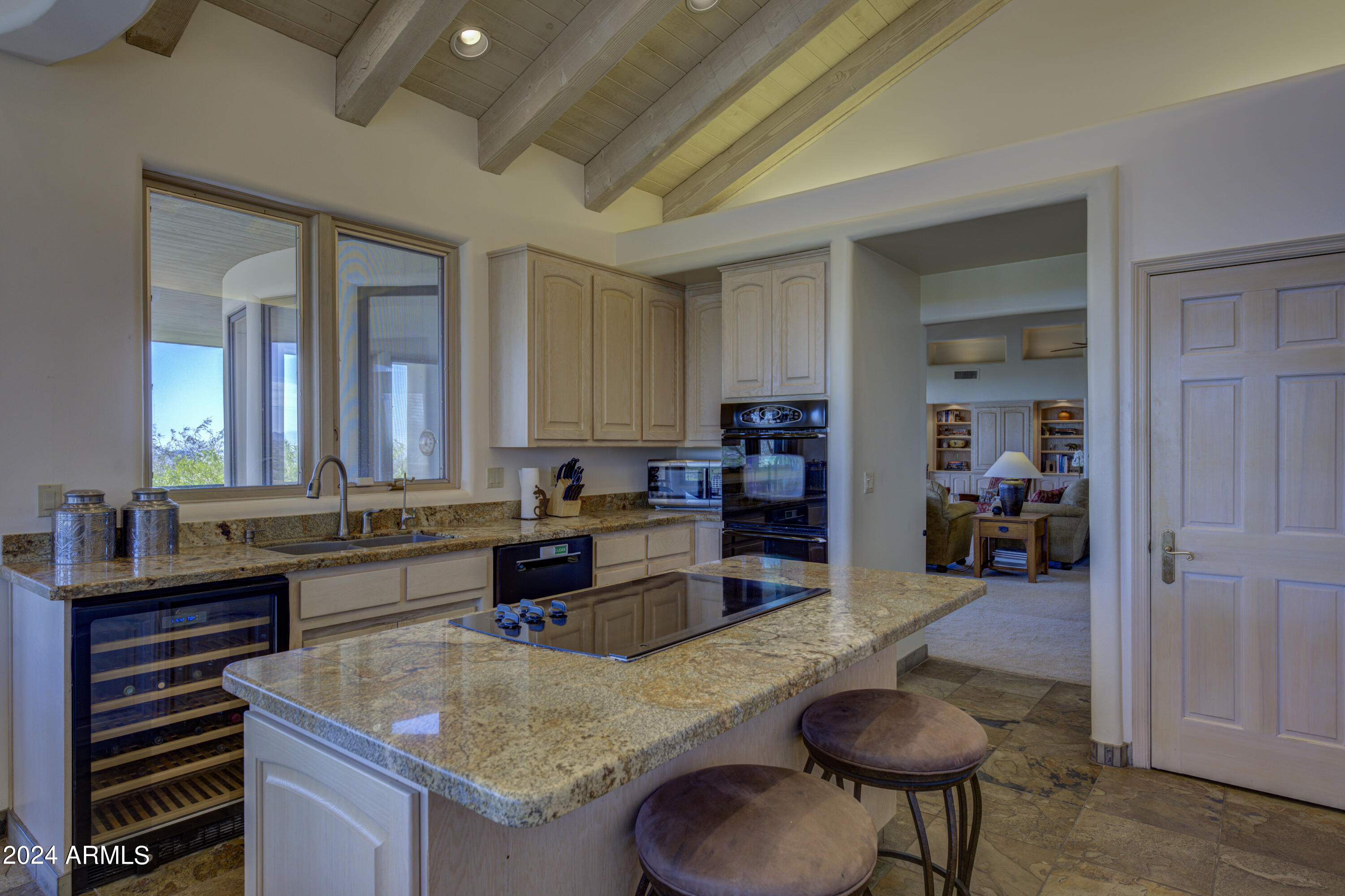 6431 East El Sendero Road Carefree, AZ 85377 - Photo 16 of 50 With Island and Granite Counters