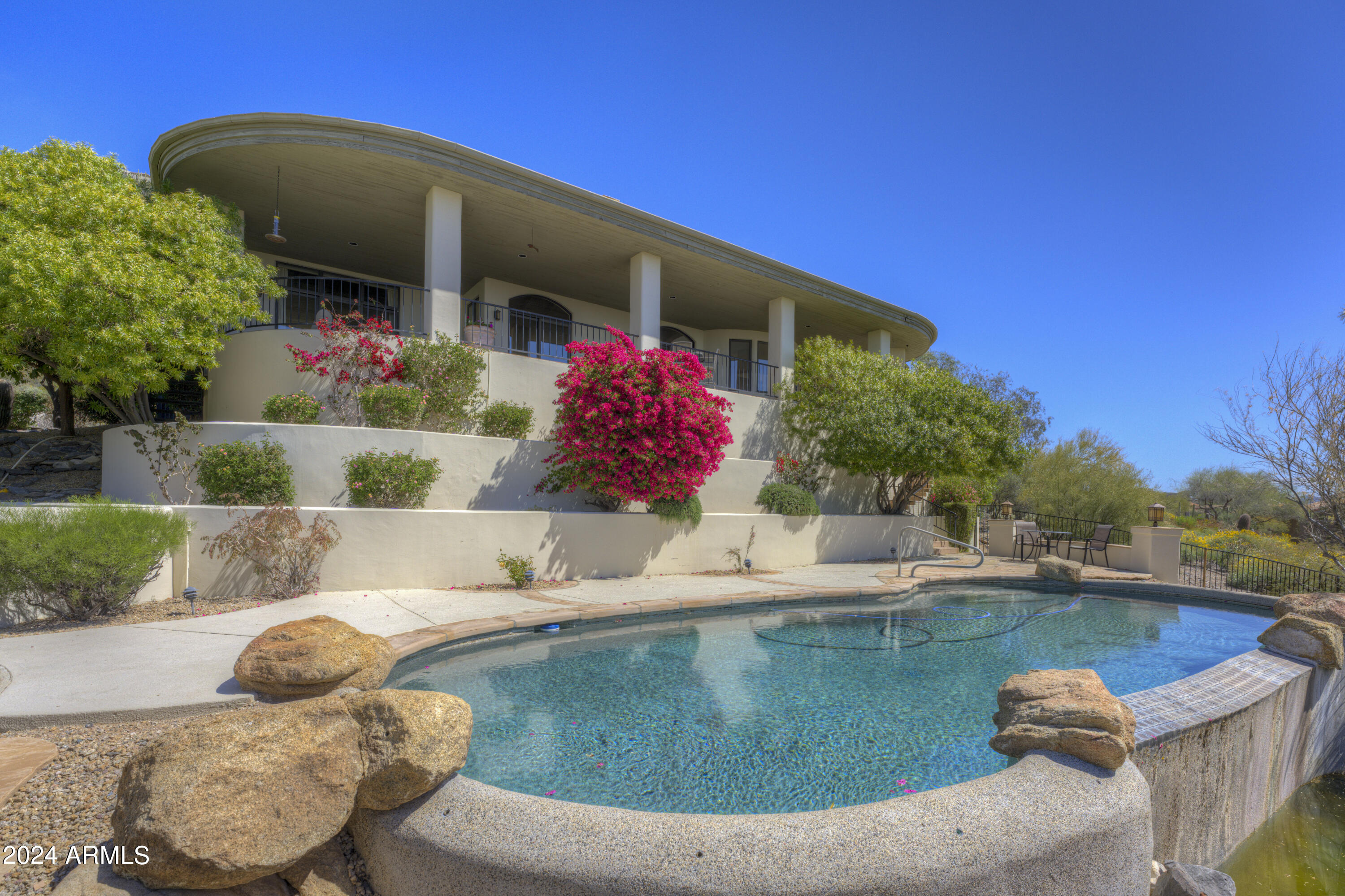 6431 East El Sendero Road Carefree, AZ 85377 - Photo 18 of 50 Secluded Pool Area
