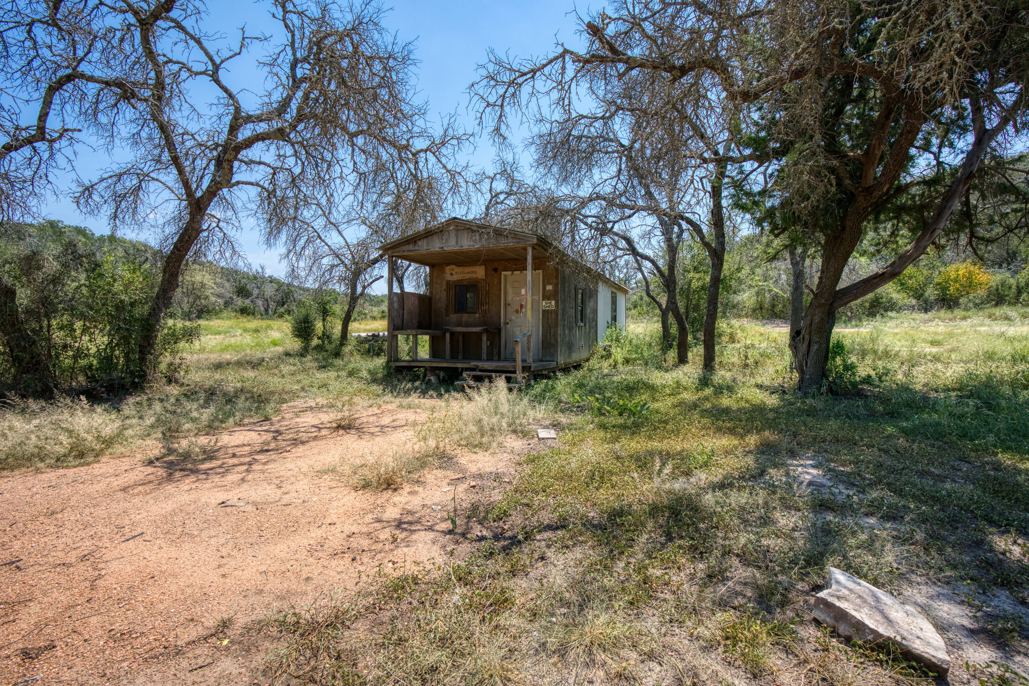 51 D S Road Fredericksburg, TX 78624 - Photo 8 of 19 View of yard featuring an outbuilding