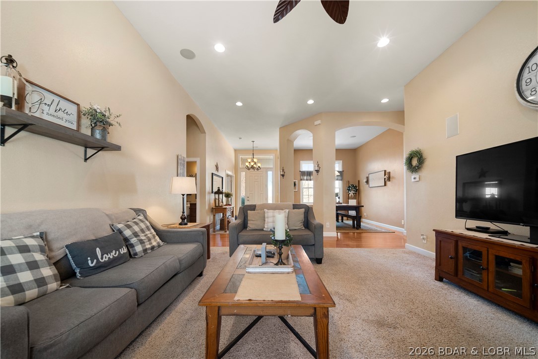47 Mockingbird Road Lake Ozark, MO 65049 - Photo 15 of 65 another angle of the living room