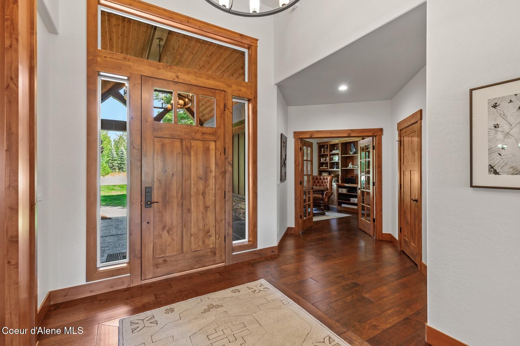 3674 East Basin Falls Road Hayden, ID 83835 - Photo 28 of 70 Alder Door with Office Beyond