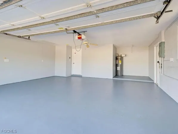 a living room with a large window