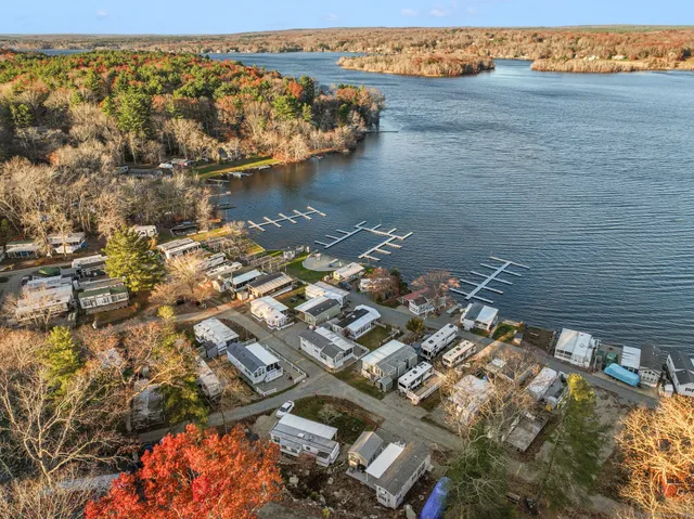 an aerial view of ocean residential house with outdoor space