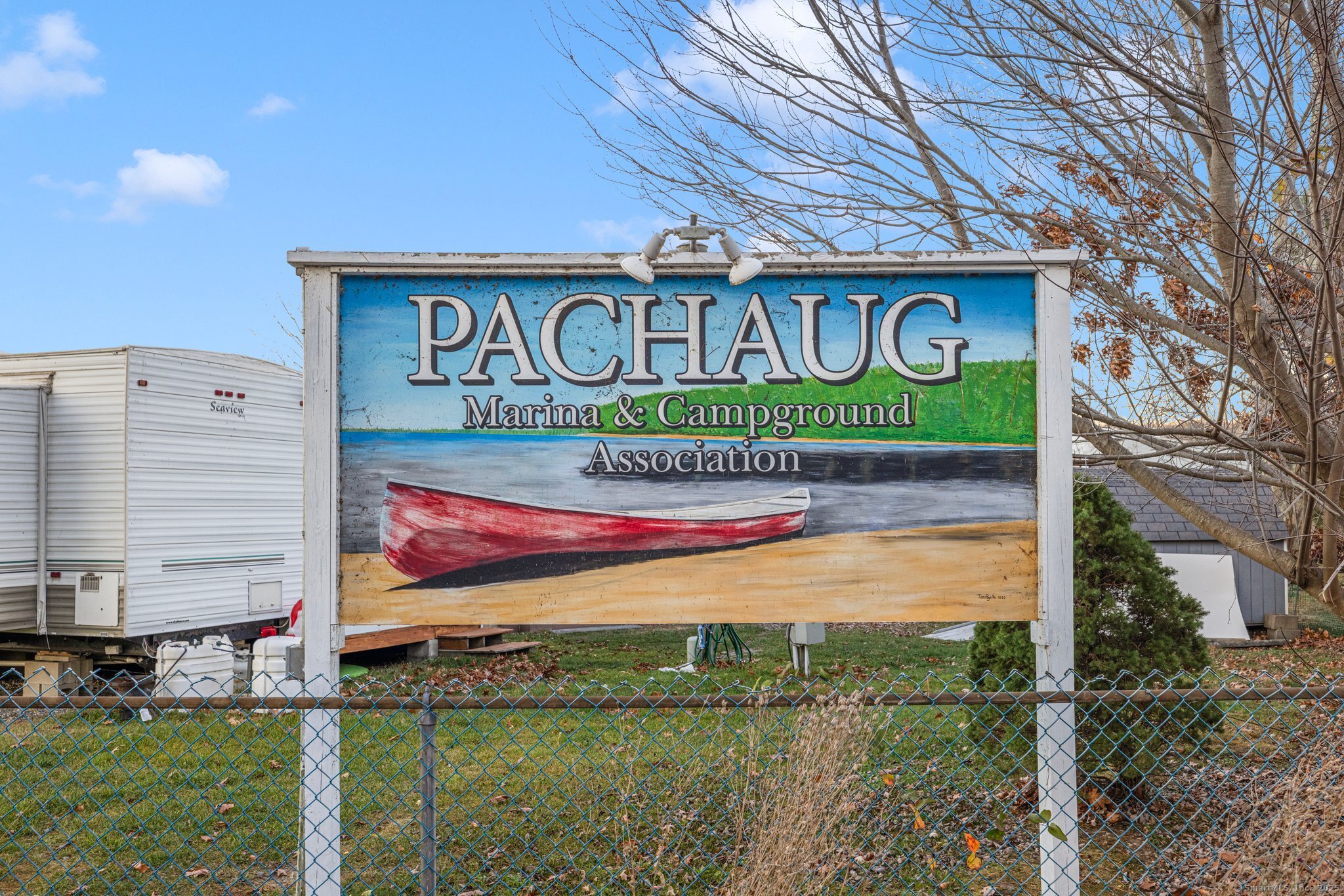 262 Shetucket Turnpike, Unit 69 Griswold, CT 06351 - Photo 36 of 37 a sign on the side of a building