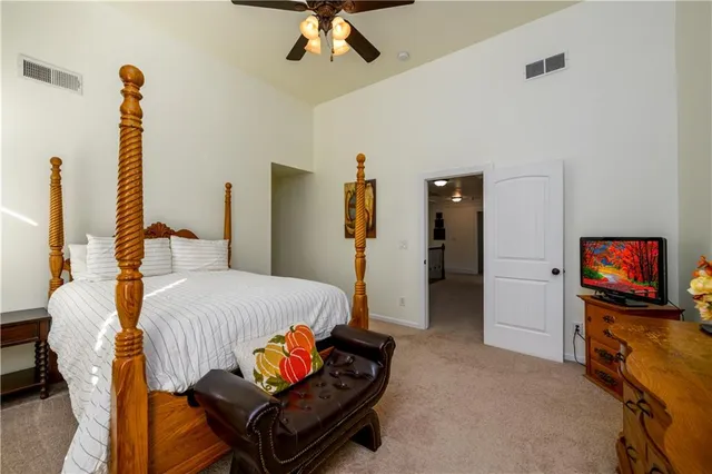 a view of a wrought iron fences in front of house