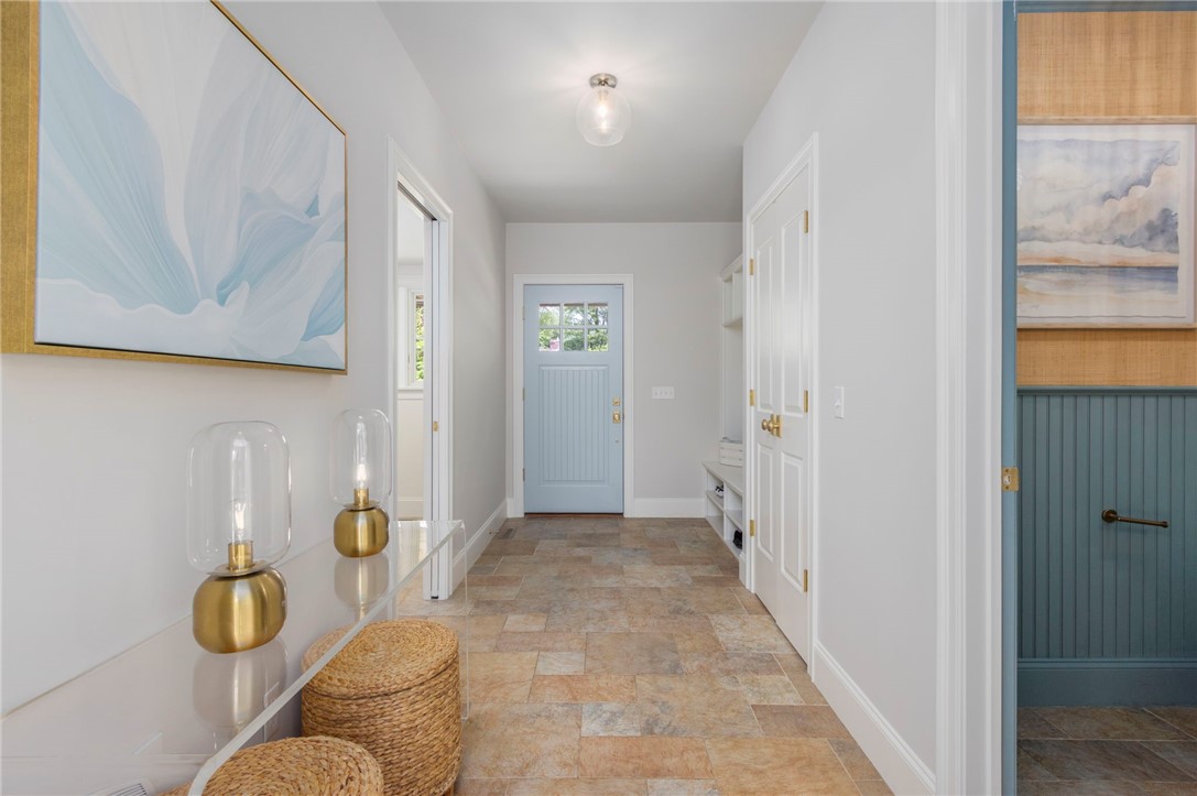 104 Ferry Road Bristol, RI 02809 - Photo 22 of 45 Side entrance with built in Mudroom, laundry room and powerroom