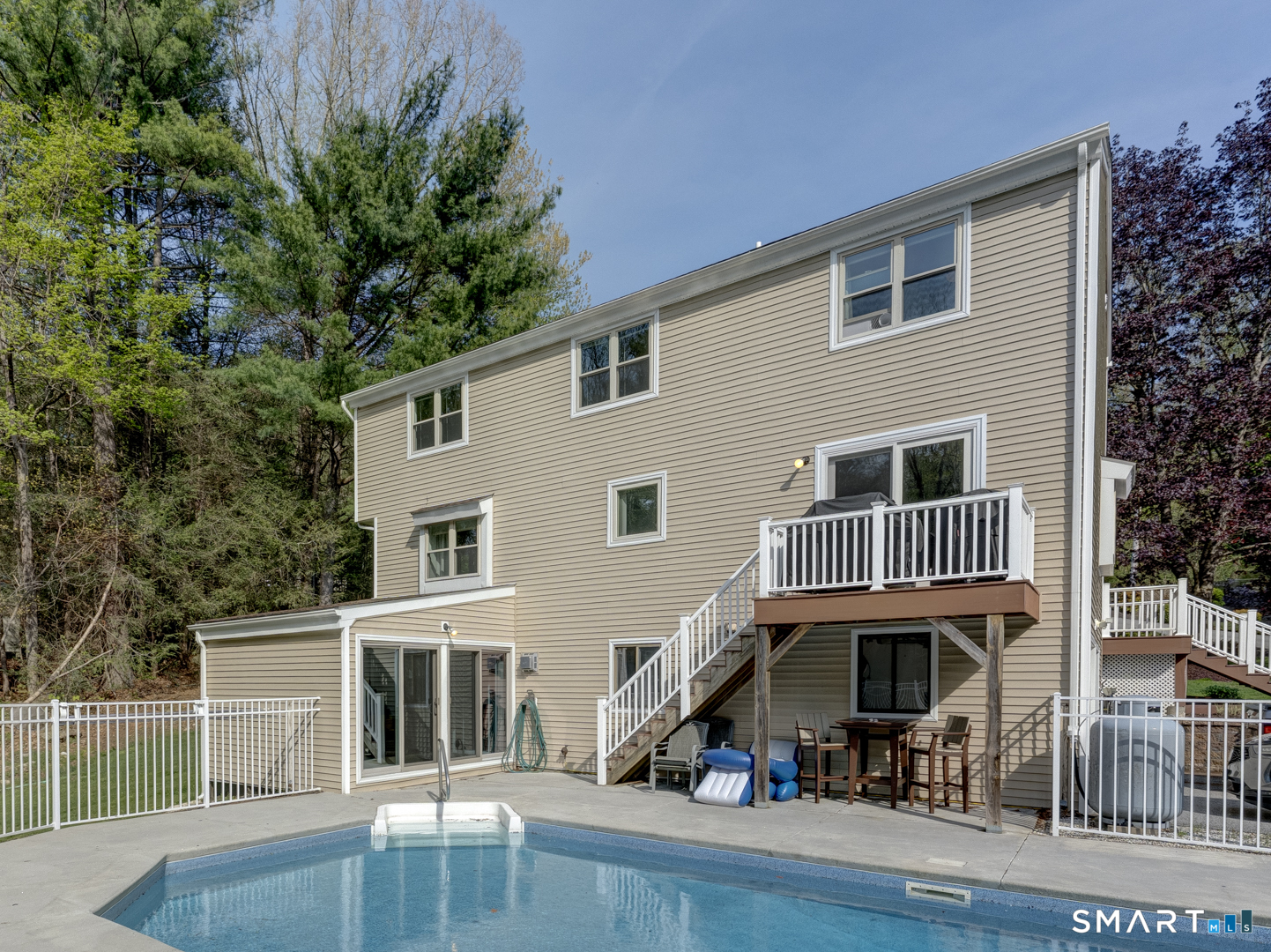 97 Lair Road New Hartford, CT 06057 - Photo 3 of 39 a view of a house with wooden deck