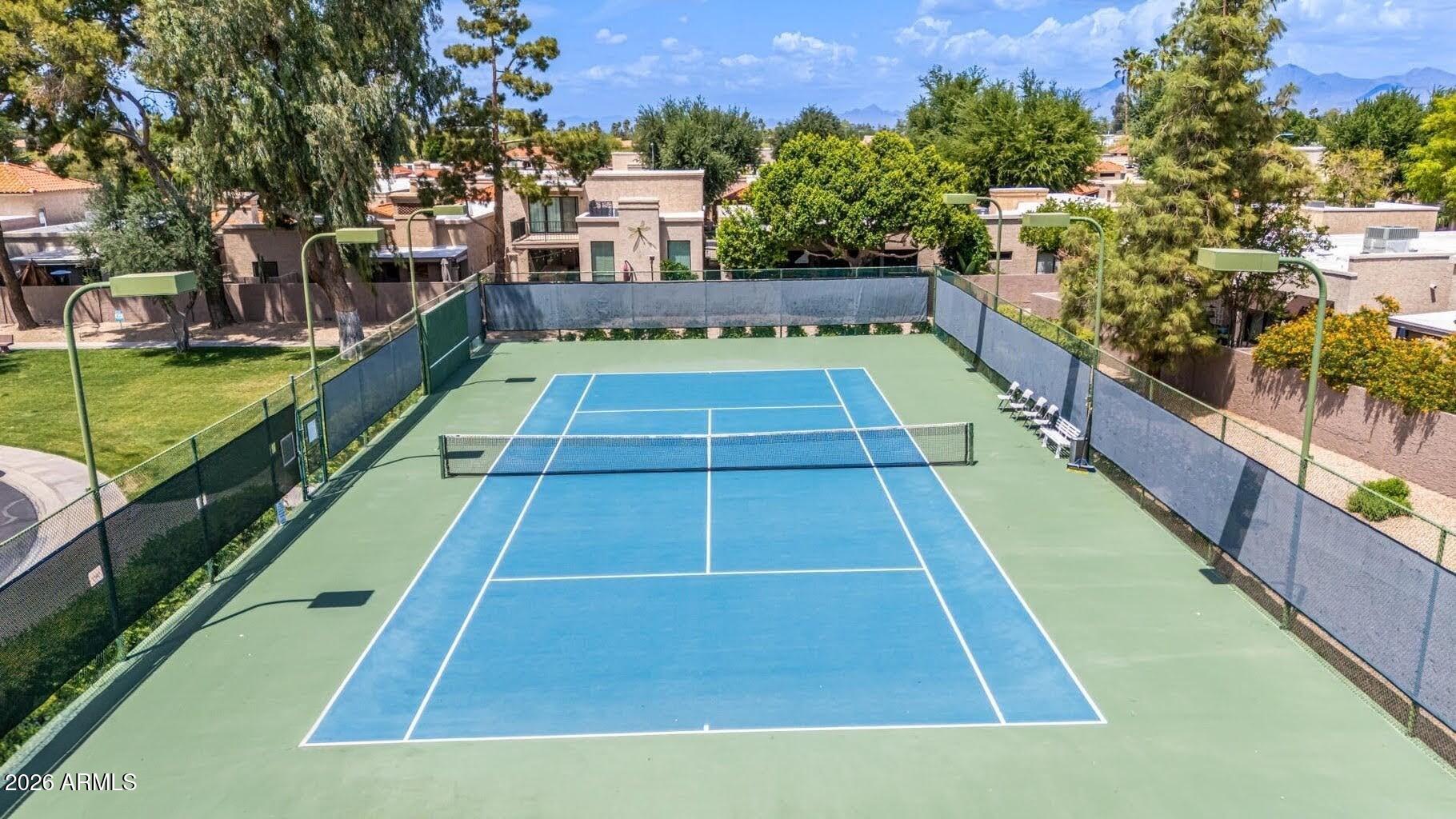 7972 East Cactus Wren Road Scottsdale, AZ 85250 - Photo 38 of 45 Community Tennis Court