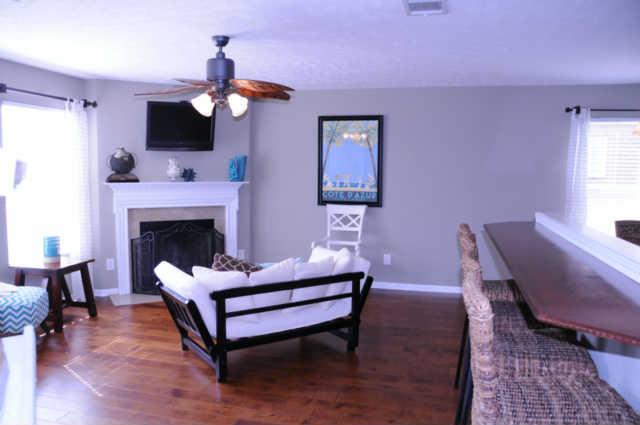 1007 Fulman Road Hendersonville, TN 37075 - Photo 3 of 17 Spacious LR/Family room with fireplace and hand-scraped hardwood floors