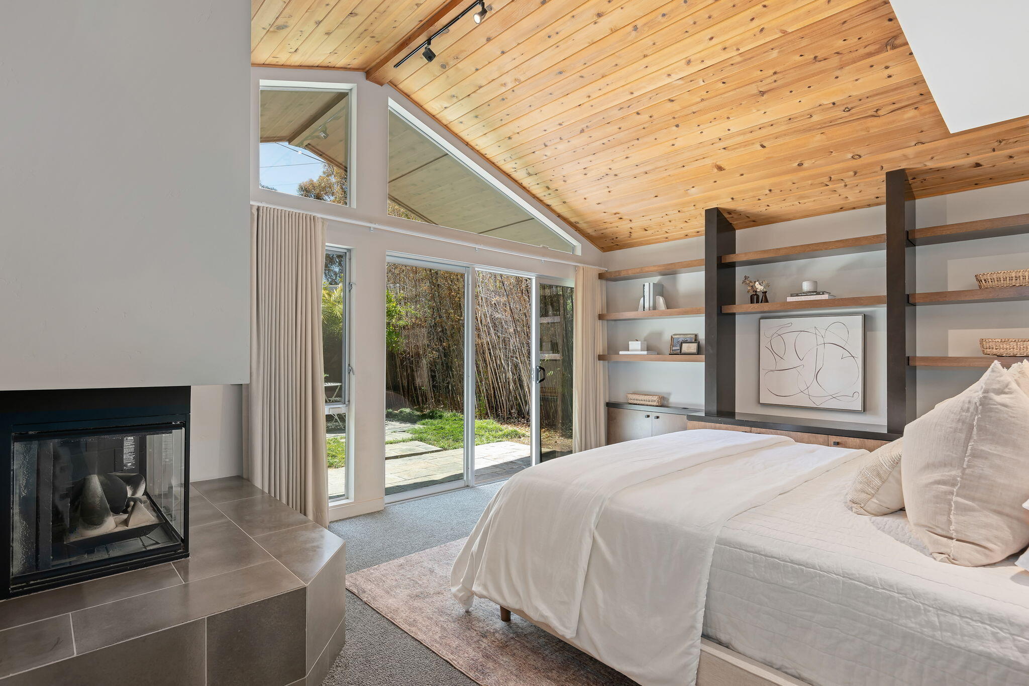 175 Hermosillo Road Montecito, CA 93108 - Photo 3 of 19 a bedroom with a bed next to a window