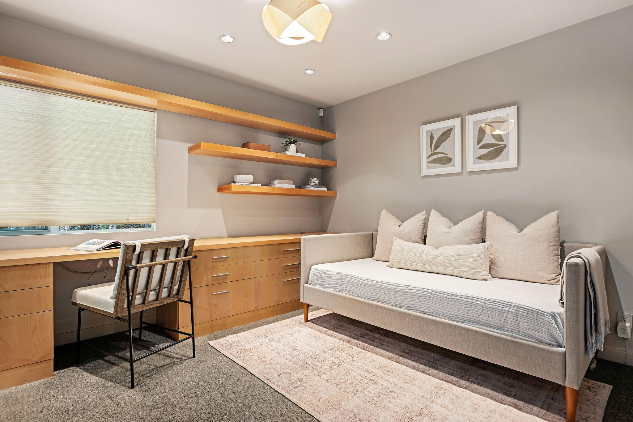 175 Hermosillo Road Montecito, CA 93108 - Photo 7 of 19 a bedroom with a bed and a table