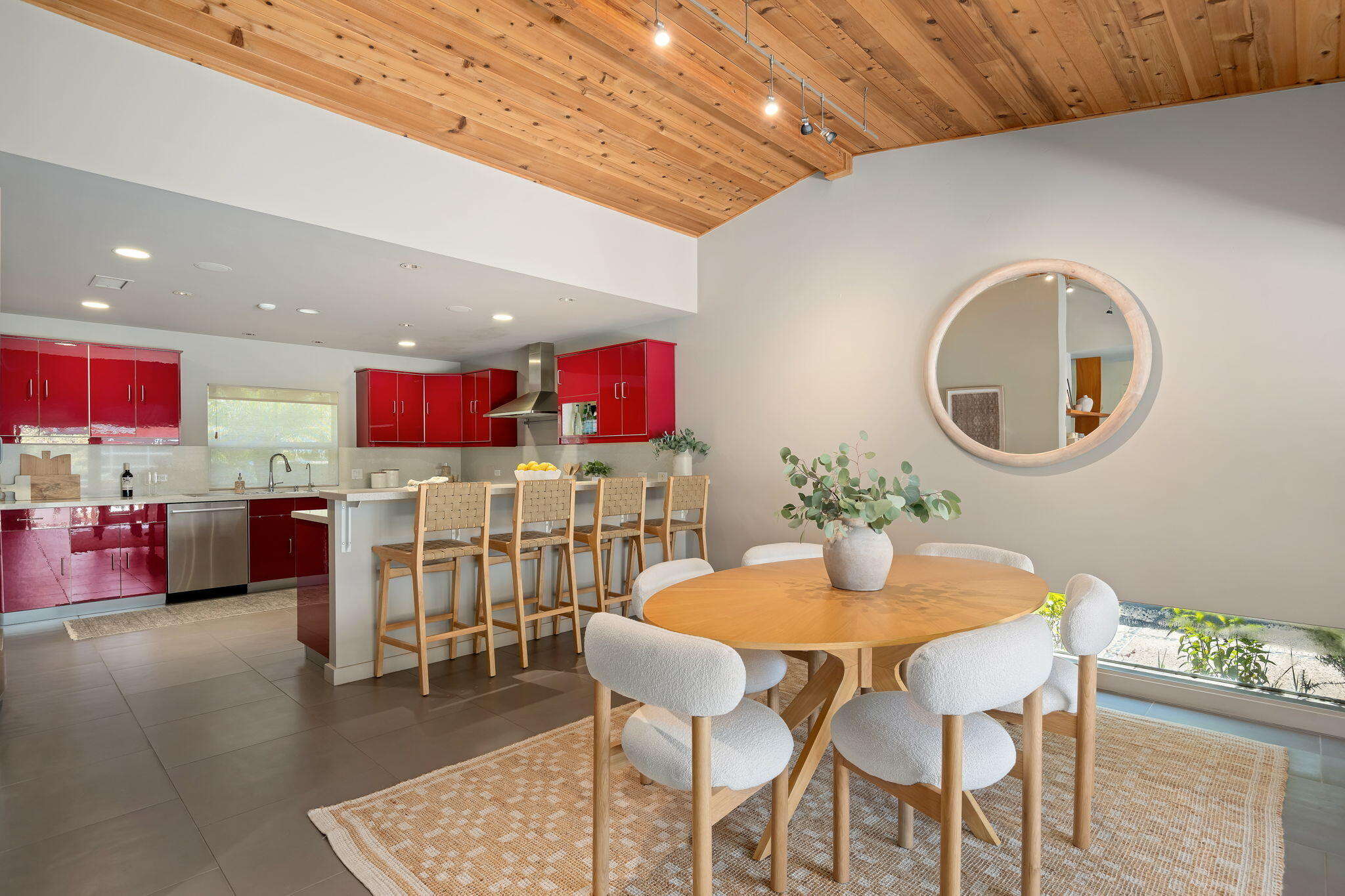 175 Hermosillo Road Montecito, CA 93108 - Photo 8 of 19 a view of a dining room with furniture and a chandelier