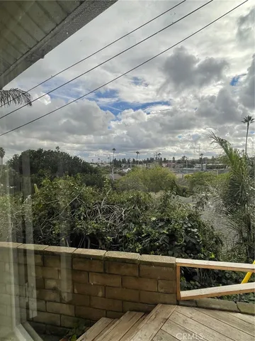 a view of city from balcony