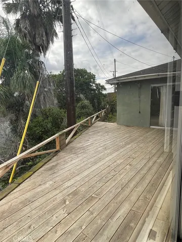 a view of a roof deck