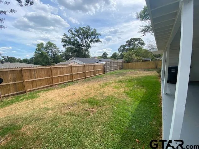 a view of an outdoor space and yard