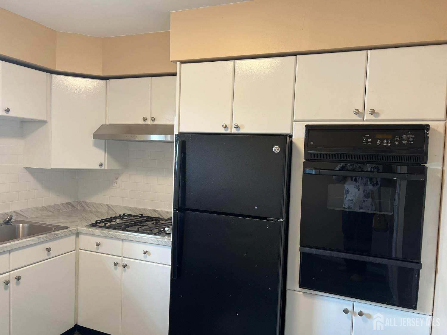 19A Gramercy Gardens Place Middlesex, NJ 08846 - Photo 4 of 8 a kitchen with a refrigerator and a sink