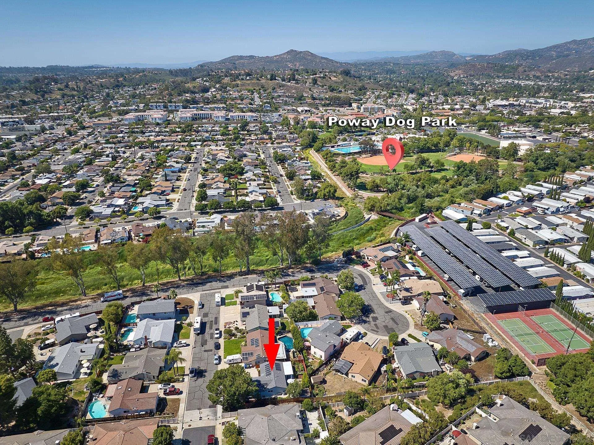 12835 Reo Real Drive Poway, CA 92064 - Photo 37 of 46 an aerial view of city