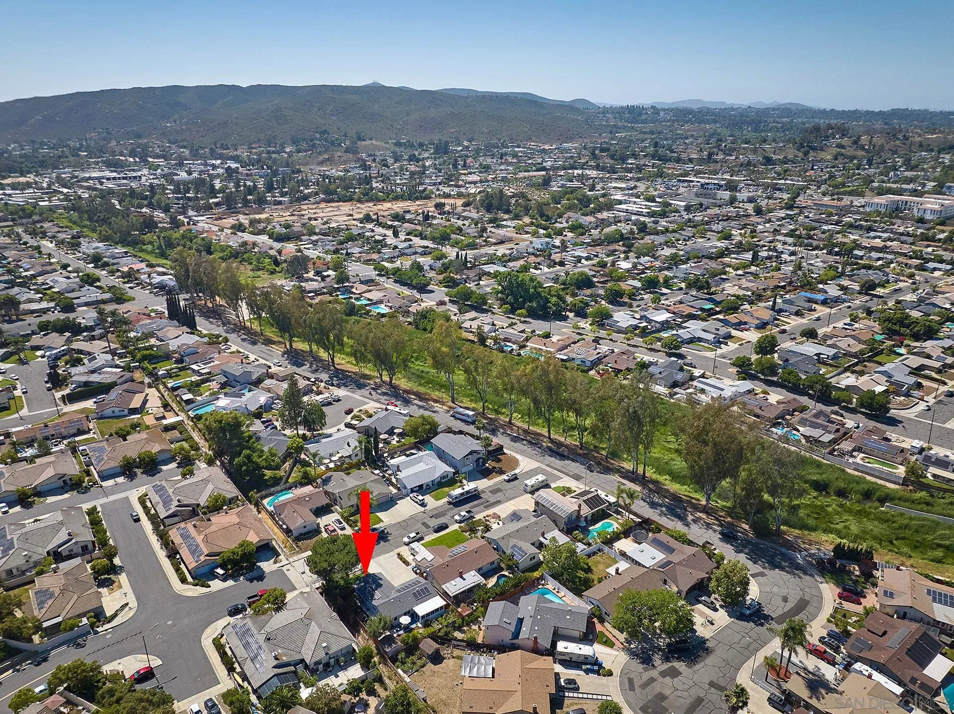 12835 Reo Real Drive Poway, CA 92064 - Photo 39 of 46 an aerial view of residential houses with outdoor space