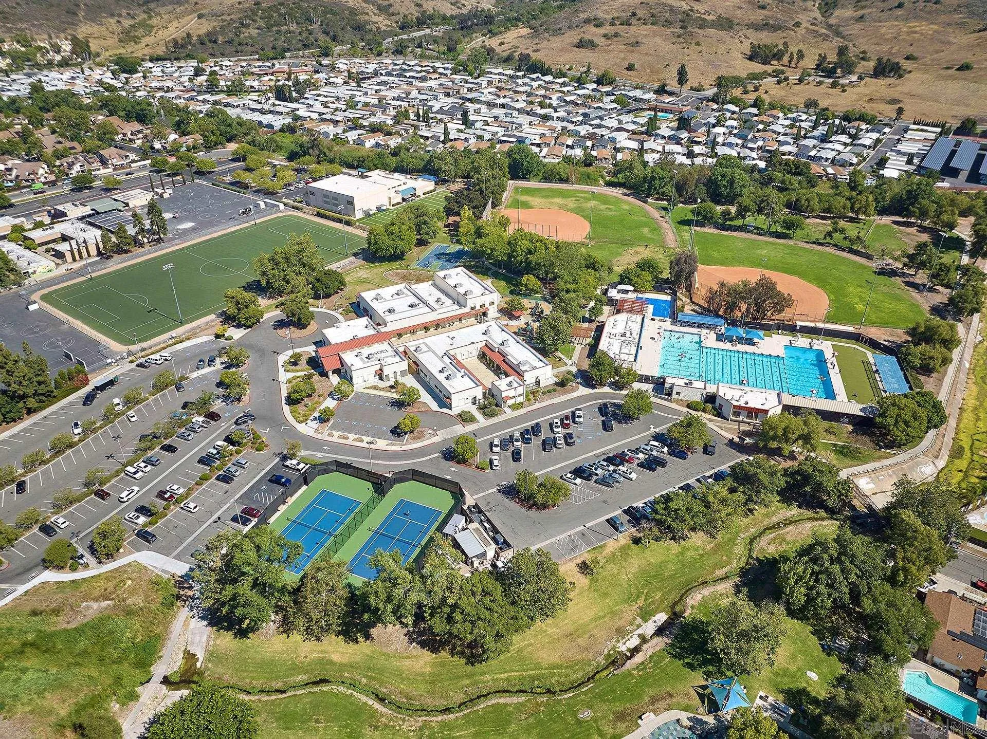 12835 Reo Real Drive Poway, CA 92064 - Photo 43 of 46 an aerial view of residential houses with outdoor space