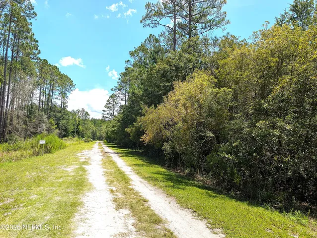 a view of yard with swimming pool