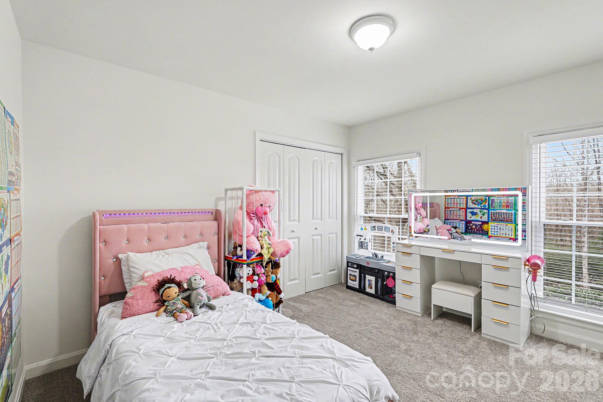 123 Old Bell Road Charlotte, NC 28270 - Photo 21 of 46 a bed room with a bed and a desk