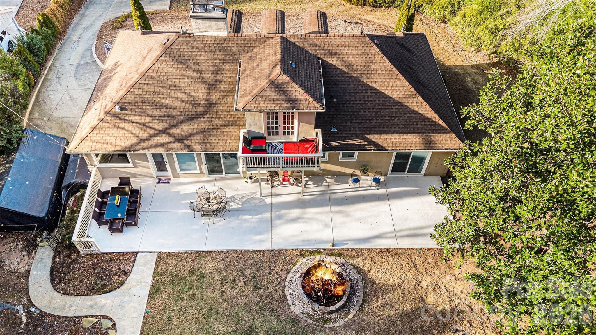 123 Old Bell Road Charlotte, NC 28270 - Photo 37 of 46 an outdoor space with furniture and garden