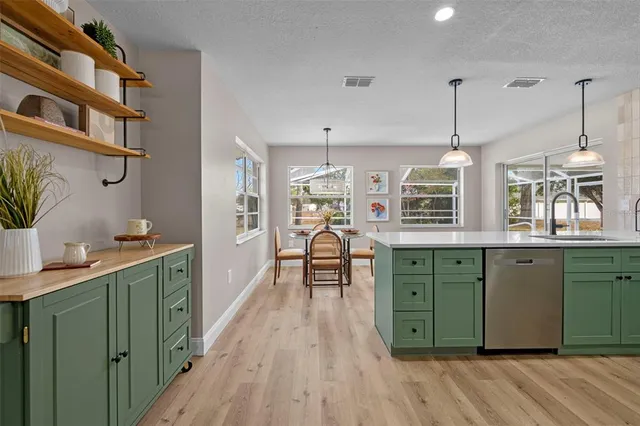 a close view of utility room