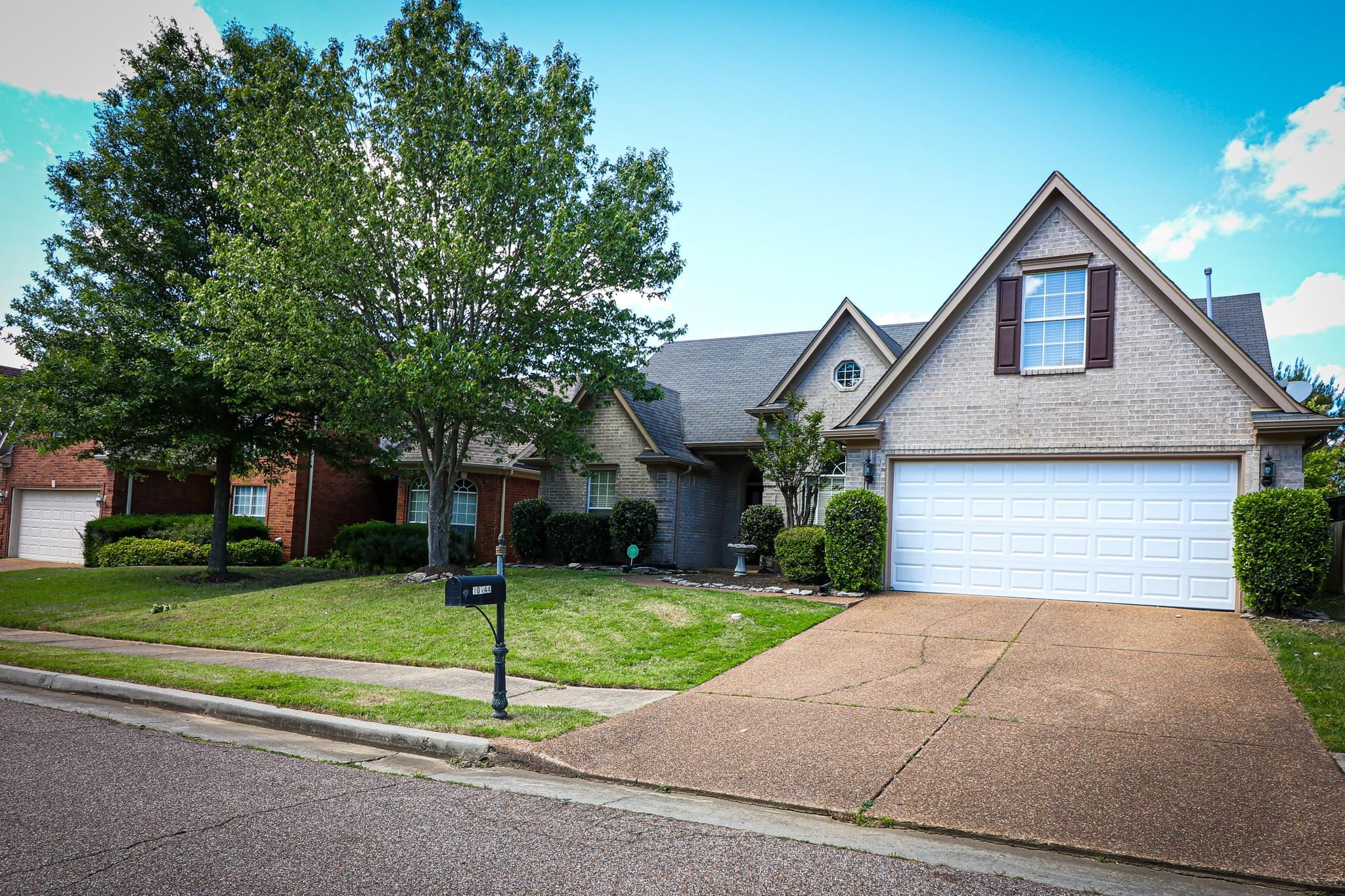 10144 Lynham Drive Cordova, TN 38016 - Photo 1 of 15 a house that has a tree in front of it
