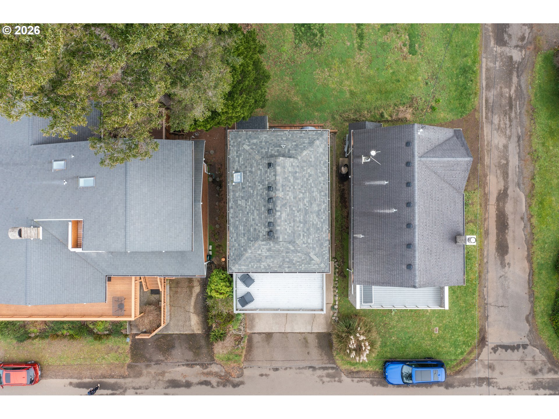 1435 Sunset Avenue Oceanside, OR 97141 - Photo 40 of 46 an aerial view of a house with a yard