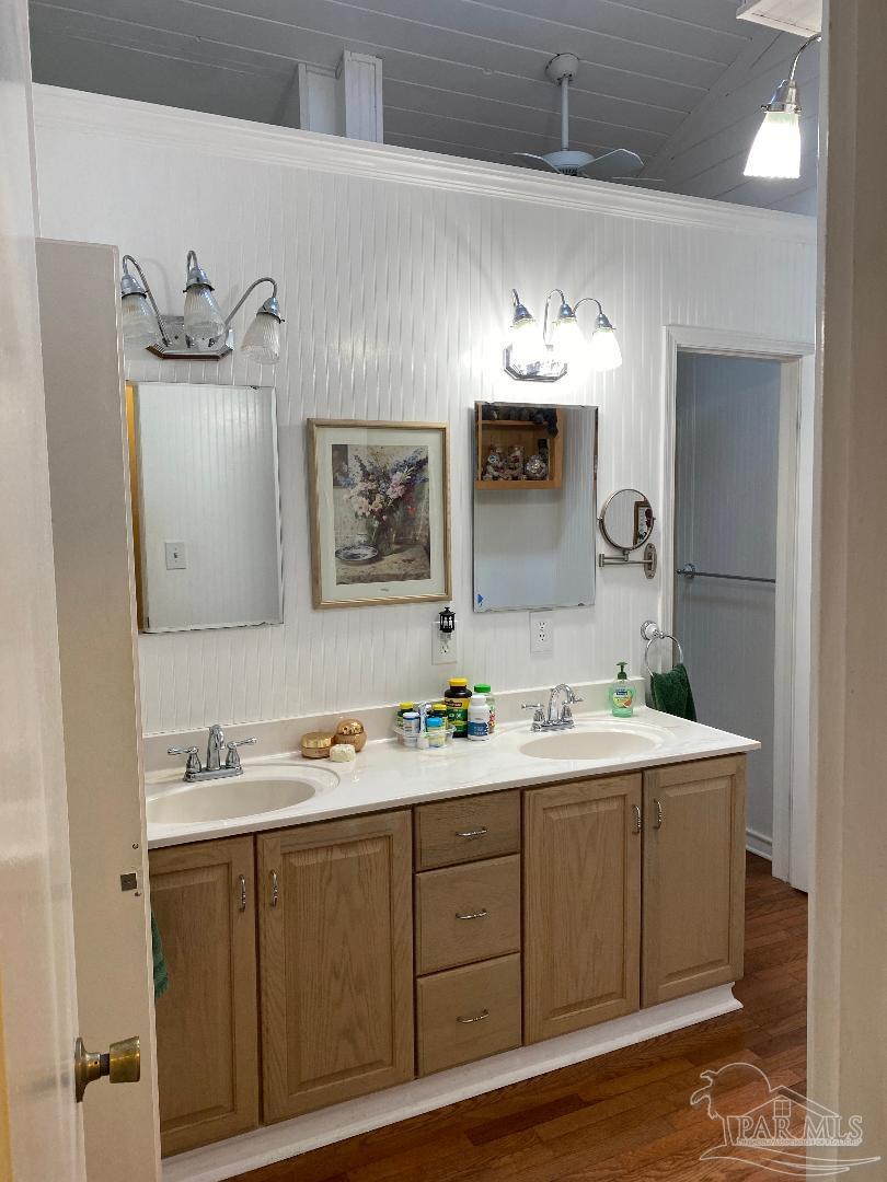 9351 Brunson Road Pensacola, FL 32514 - Photo 14 of 21 Skylight with unique bathroom