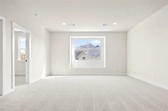 a view of an empty room