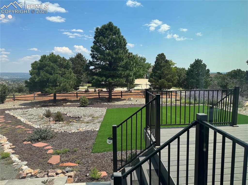 5825 Wilson Road Colorado Springs, CO 80919 - Photo 22 of 48 a view of swimming pool and deck