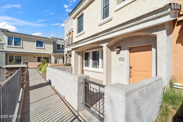 a view of a building with many windows