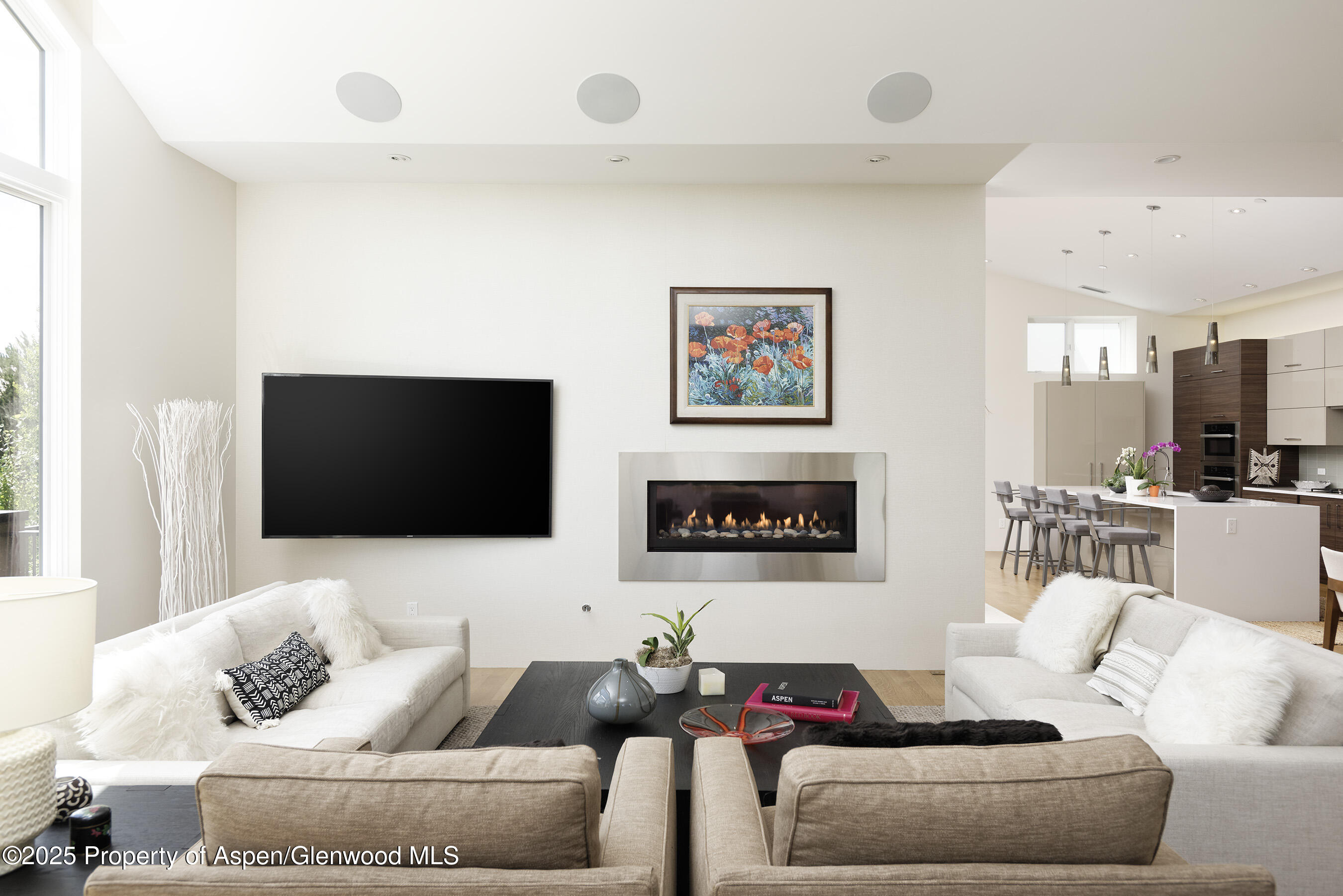 751 Promontory Lane Basalt, CO 81621 - Photo 11 of 41 a living room with furniture and a flat screen tv
