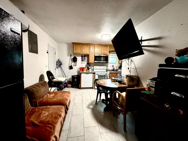 a bed room with a bed