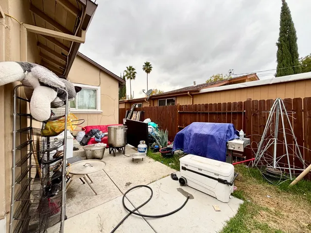 a car parked in front of house